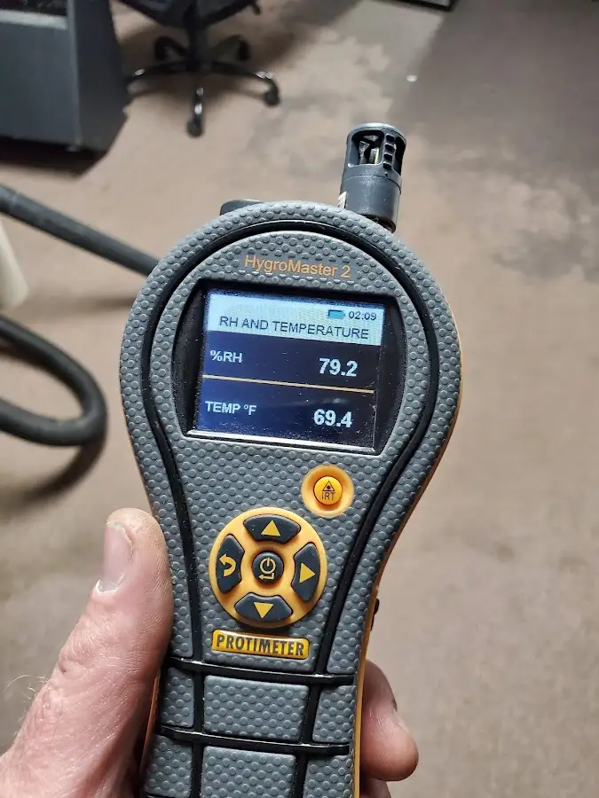 Moisture meter humidity assessment for Mold Remediation & Removal in Hanson